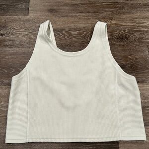 SOLD-Lululemon Ribbed Softstreme Cropped Tank Top